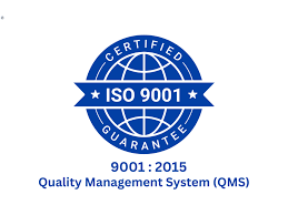 ISO 9001:2015 certified